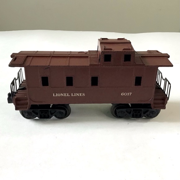 Vintage Lionel Lines Brown Caboose 6017 O Gauge Train Car Model Railroad - Picture 1 of 8